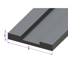Cowl and Hood Seal - All Rubber, 7/8" Wide - LP 22-C/FT