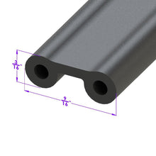 All Rubber Hood Lace with Double Sealing Bulbs 5/8" Wide - LP 14-P