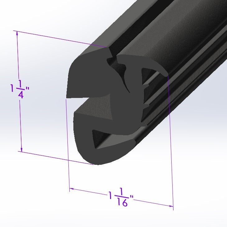 Windshield and Rear Window Seal without Lockstrip - LP 30-S/WO