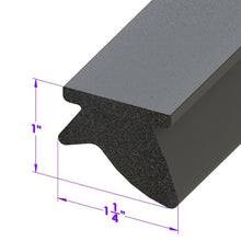 1-1/16" wide Roof Rail Seal - LP 110-J