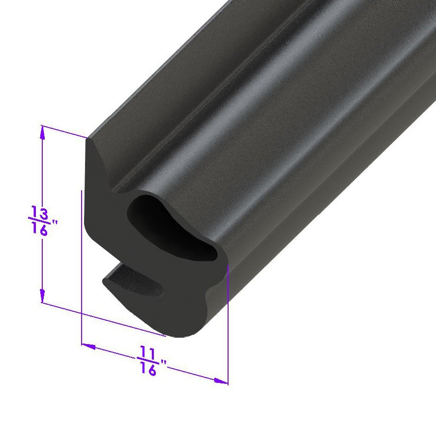 Swing-Out Windshield Seal For Volkswagen Transporter 1955-1958 - LP 112
