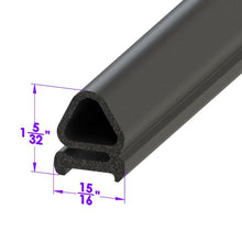 Cowl to Hood Seal - Closed-Cell Sponge - LP 14-N/FT