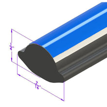 Chrome Lockstrip black - LP 100-C