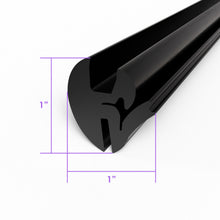 1/4"Windshield and Fixed Side Window Seal 1/8" thickness, 25 Piece - LP 101-F 25