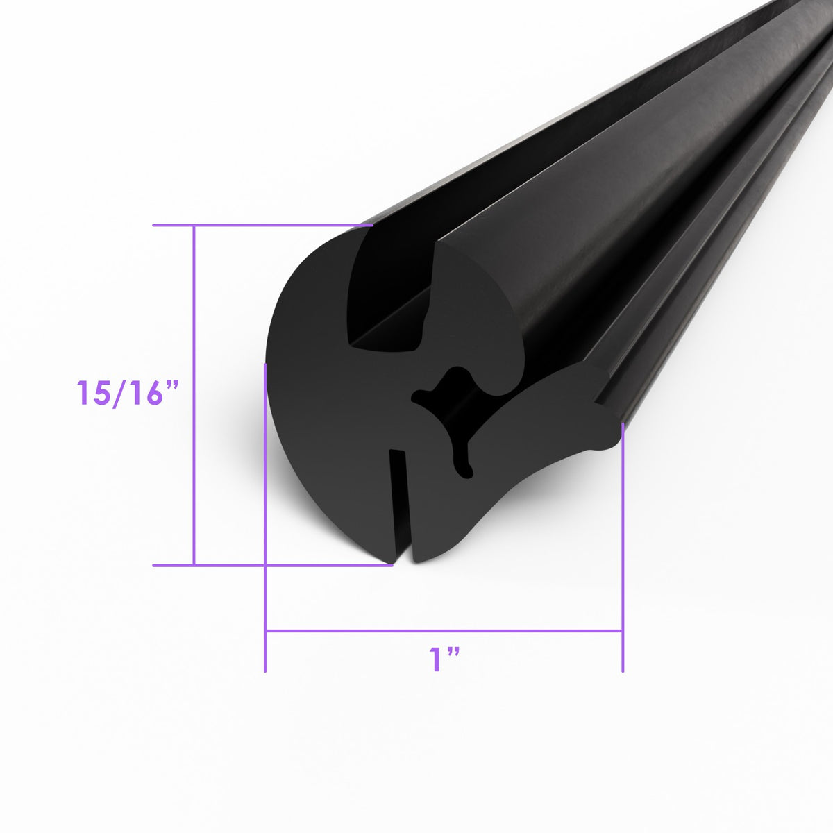 1/4"Windshield and Fixed Side Window Seal 1/16" thickness, 50 Piece LP 101-B 50