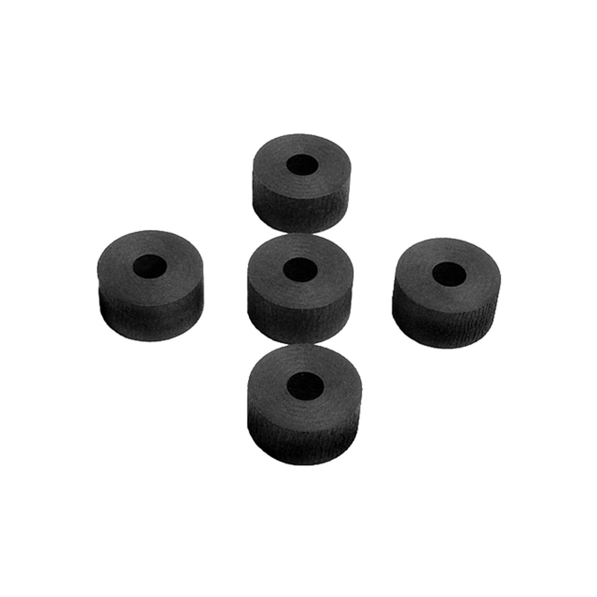 Flat Rubber Washers 1/4" I.D, 3/4" O.D, 3/8" thick, 5-Piece - UW 52