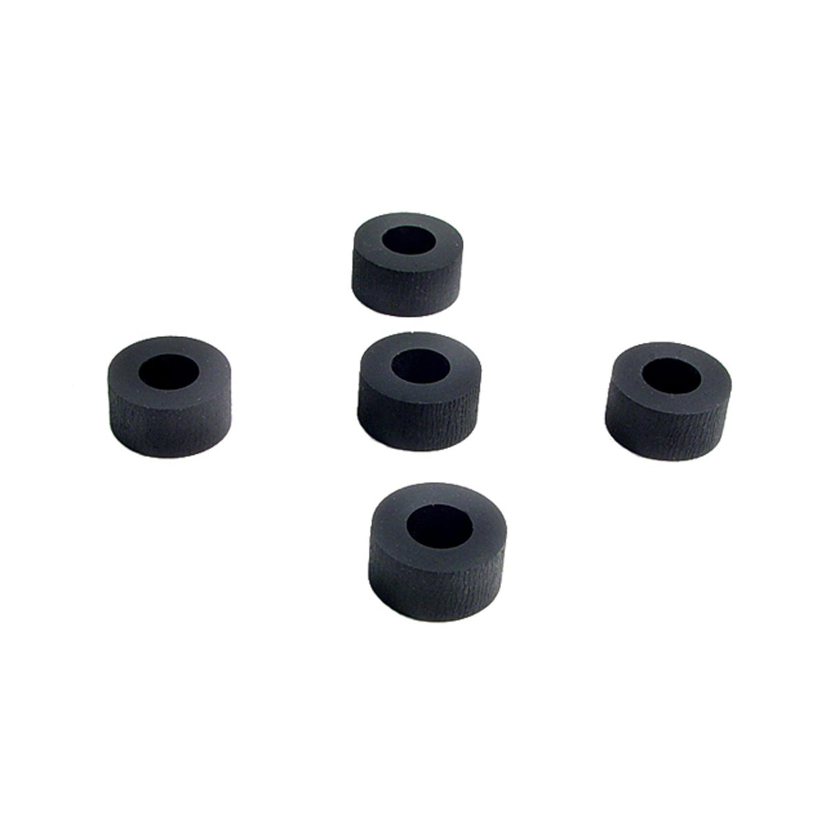 Flat Rubber Washers 3/8" I.D, 3/4" O.D, 3/8" thick, 5-Piece - UW 55