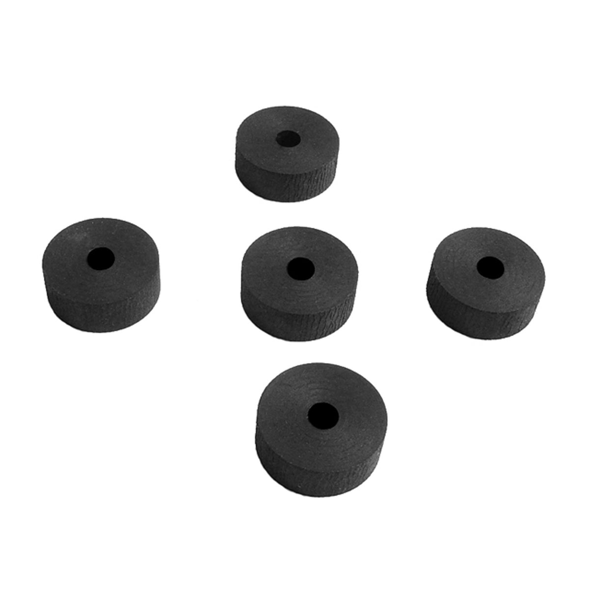 Flat Rubber Washers 1/4" I.D, 1" O.D, 3/8" thick, 5-Piece - UW 53