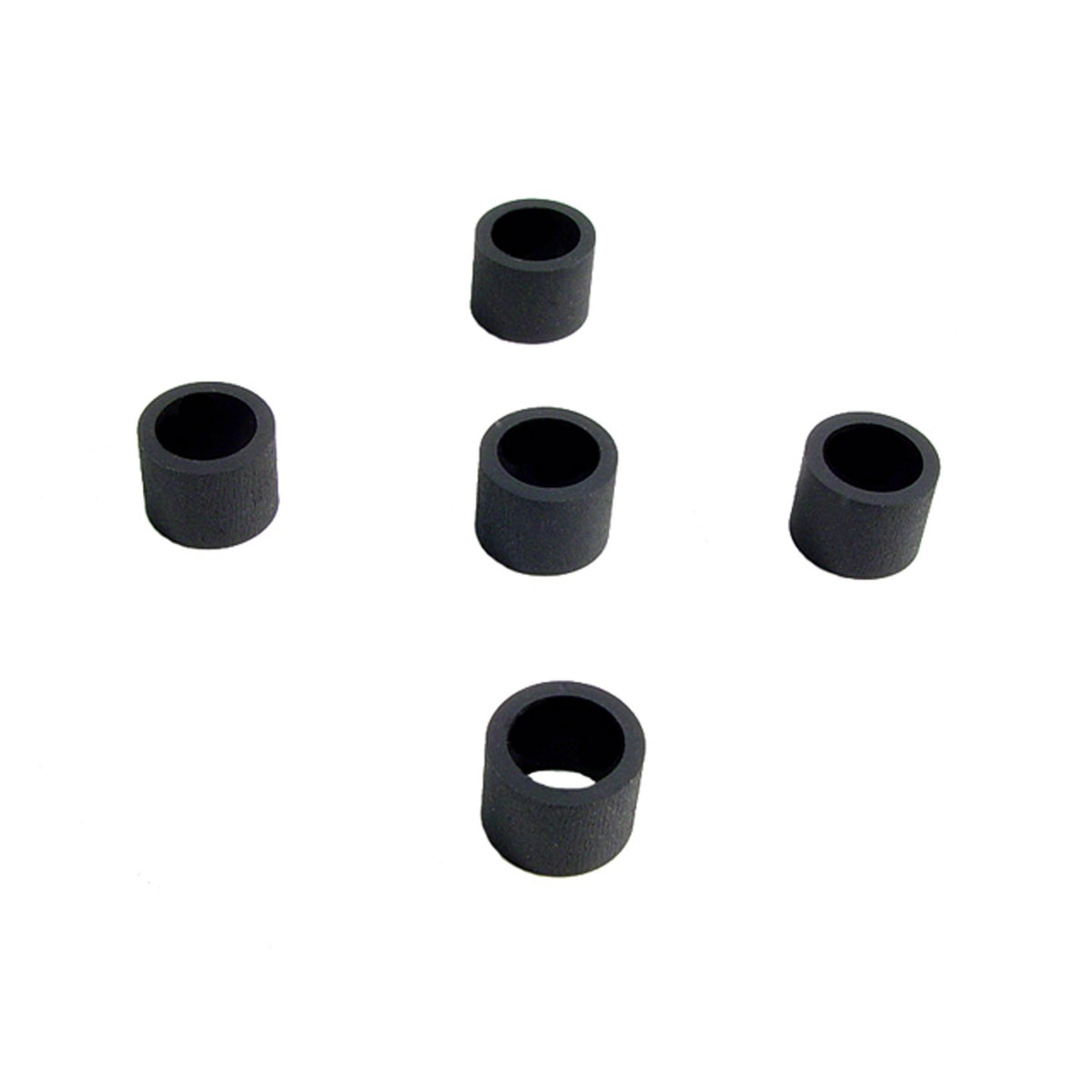 Flat Rubber Washers 3/8" I.D, 1/2" O.D, 3/8" thick, 5-Piece - UW 54