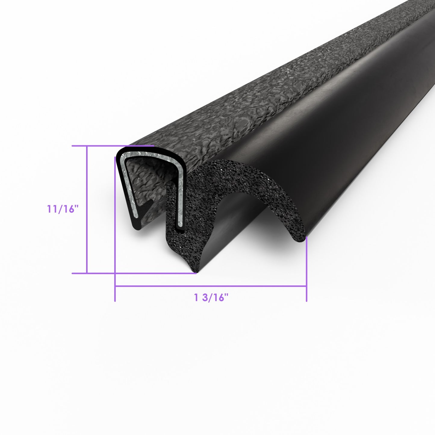 Pinchweld Trim Seal 12' length - TS 7-12