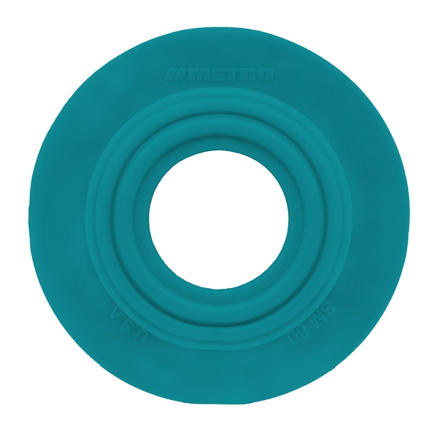 Dimmer Switch Grommet 2-1/2" flange, 1" I.D, Teal Green, Rubber - SM 80-M