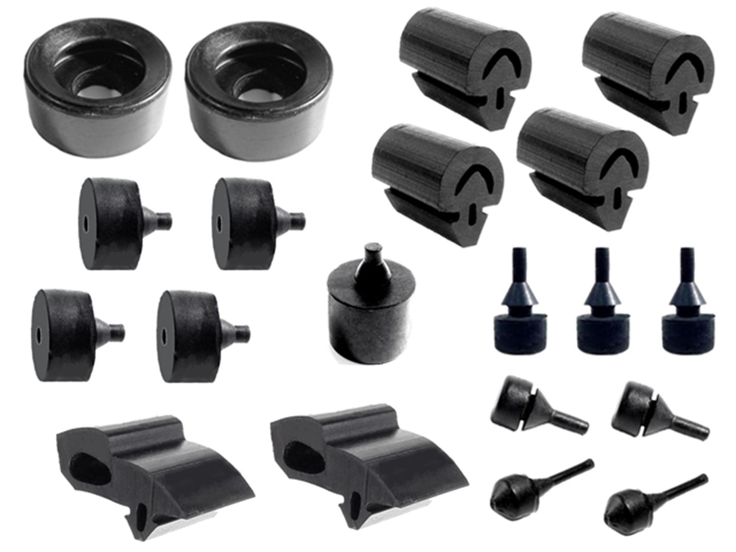 Snap-In-Bumper Kit 20-Piece For Plymouth Barracuda 1970 - SBK 2325