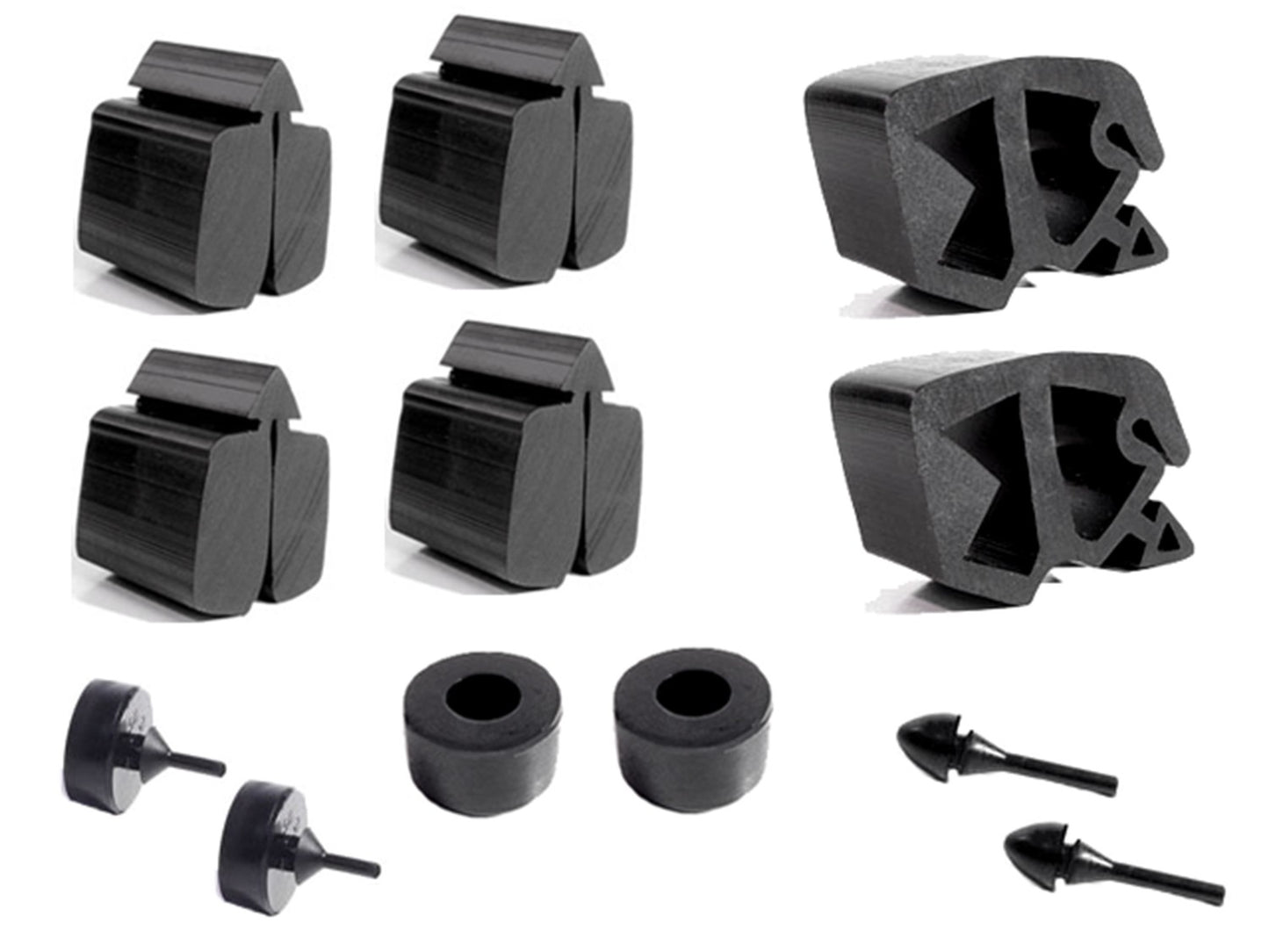 Snap-In-Bumper Kit 14-Piece For Chevrolet Chevelle 1966 - SBK 202