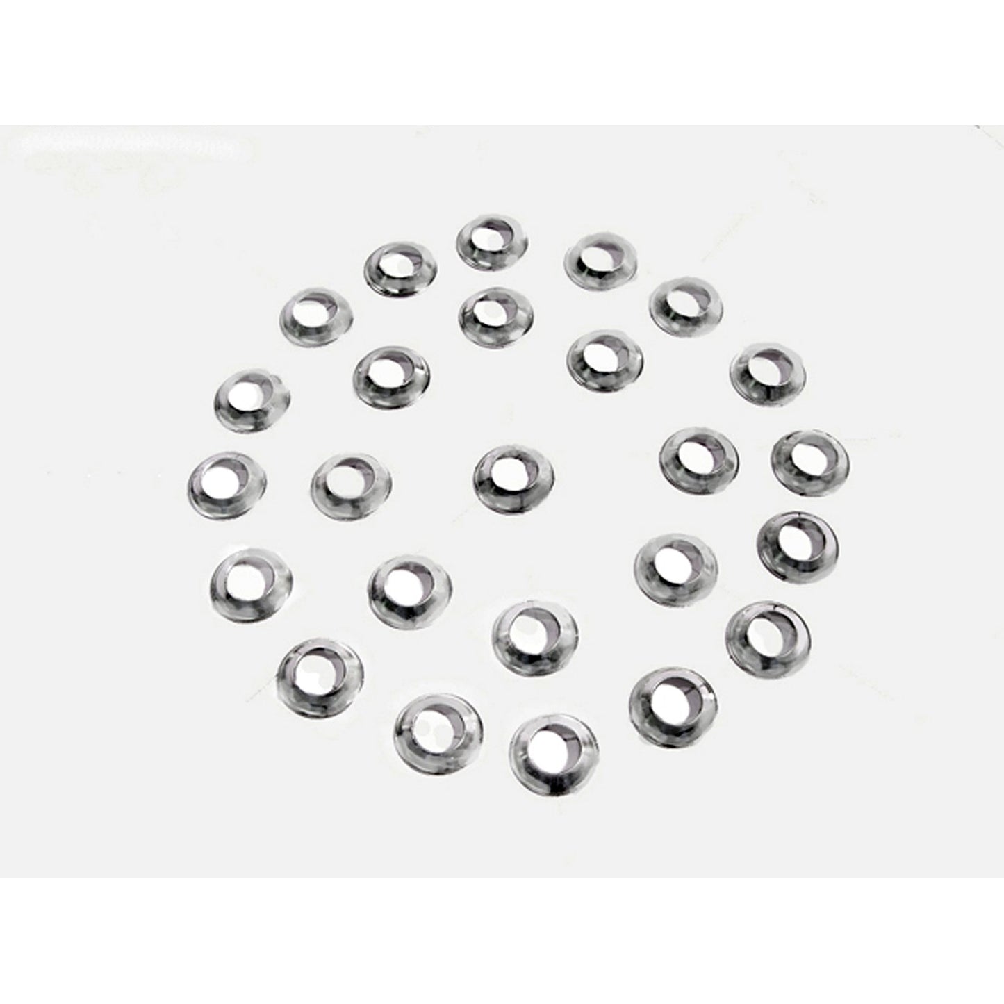 Trimming Washers Nickel plated, 7/16" O.D. X 3/16" I.D, 25-Piece Set - WF 801