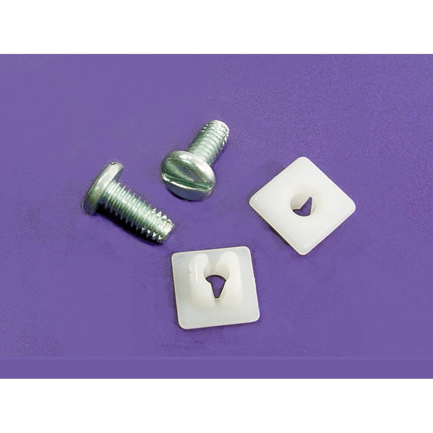 License Plate Bolts & Nylon Nuts 9/16" Long, Set of 2 - WF 3002-A
