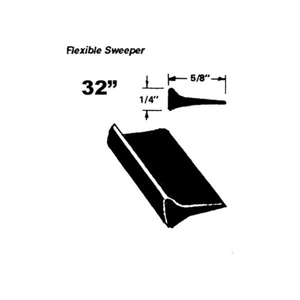 11/16" W X 1/4" H Flexible Window Scraper For Chevrolet Truck 1947-55 WC 24-/FT