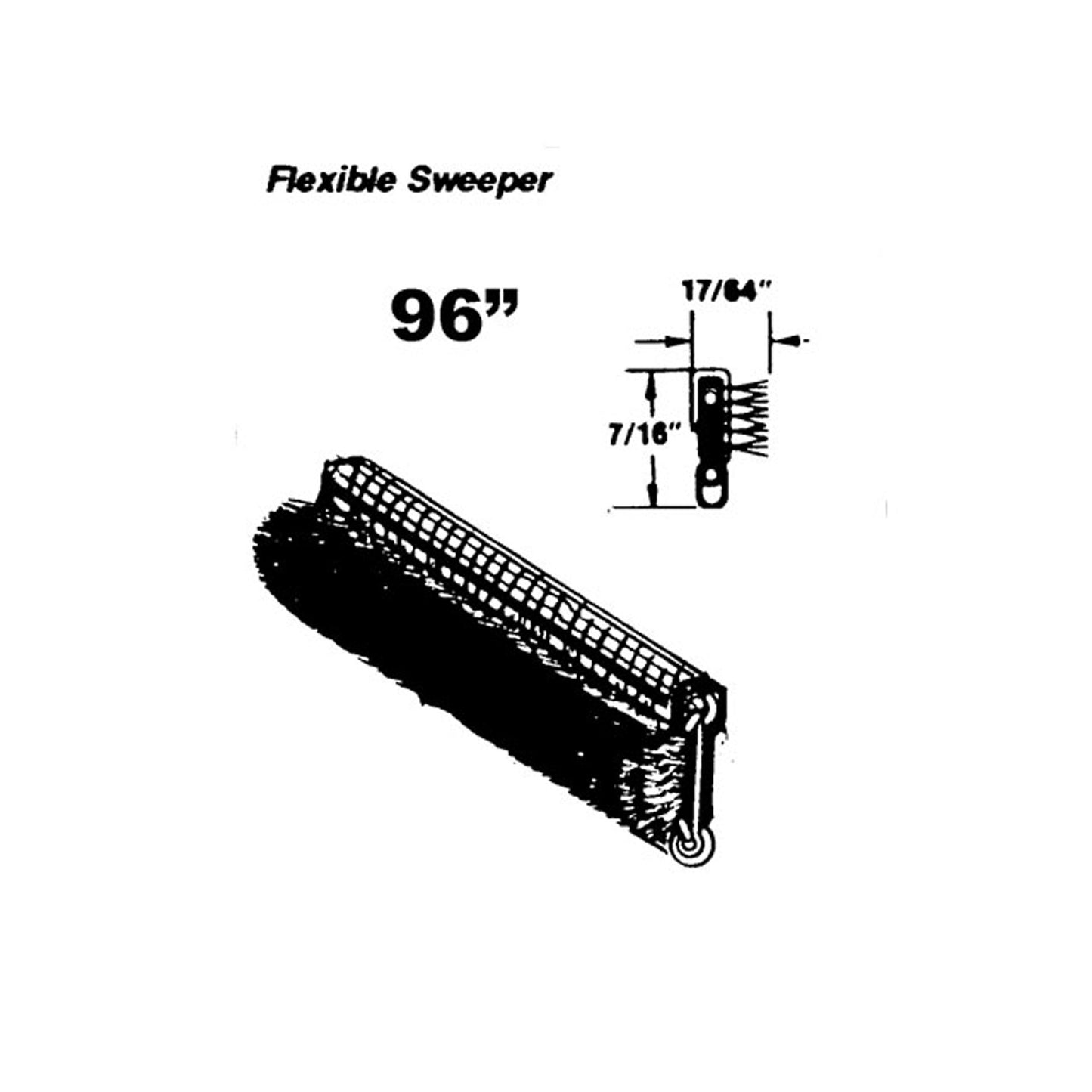 Flexible window sweeper For Frazer Manhattan 1950-51, Standard F50 1950 WC 5-96