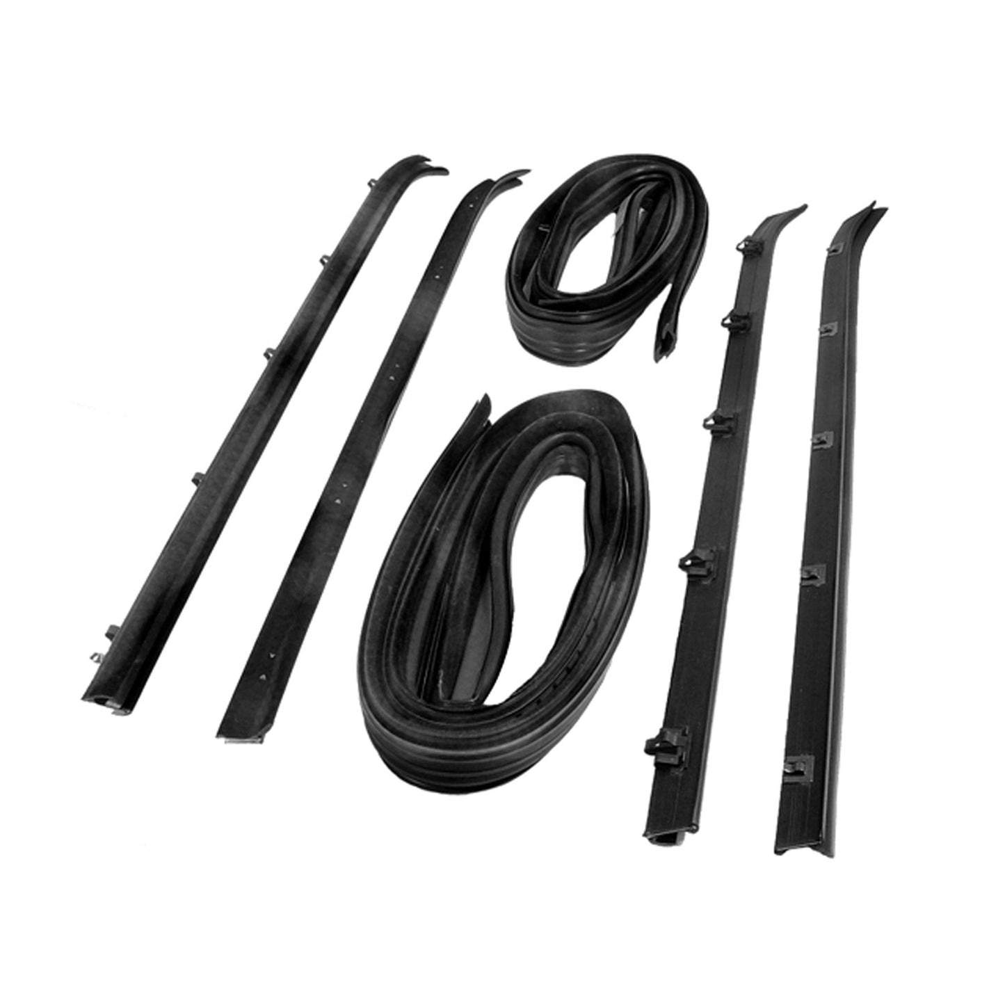Window Channel & Sweeper Kit 6 Piece For Chevrolet Blazer 1973-1974 - WC 5900-15