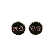 Trim Parts 1964 Chevrolet Impala Door Panel "SS" Emblem W/Fasteners, Pair - (2399)