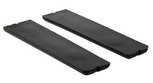 1969 Ford Mustang; Deluxe Door Panel Rubber Hand Cup Insert Pads; Black