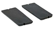 1970 Ford Mustang; Deluxe Door Panel Rubber Hand Cup Insert Pads; Black
