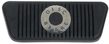 1965-67 Ford/Mercury; Brake Pedal Pad; Automatic Transmission; With Disc Brake Emblem