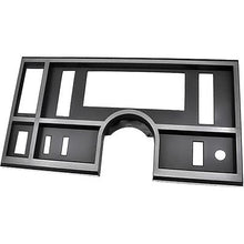 1984-87 Regal; Dash Instrument Panel Bezel; Black with Silver Trim