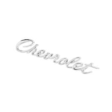 Trim Parts 1966 & 1968 Chevrolet Full Size Car "Chevrolet" Trunk Emblem W/Fasteners, Each - (2570)
