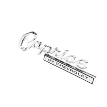Trim Parts 1966 Chevrolet Caprice & Wagon Rear "Caprice By Chevrolet" Emblem, Each - (2571)