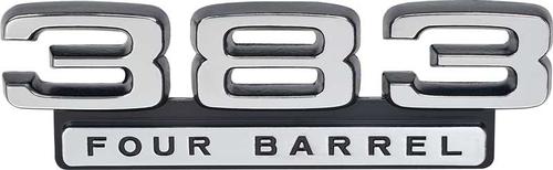 2579804 - 1967-71 Dodge, Plymouth; 383 Four Barrel; Front Fender Emblem; Each; Mopar Licensed