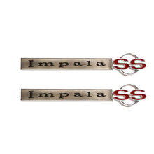 Trim Parts 1967 Chevrolet Impala Front Fender "Impala SS" Emblem W/Fasteners, Pair - (2619)