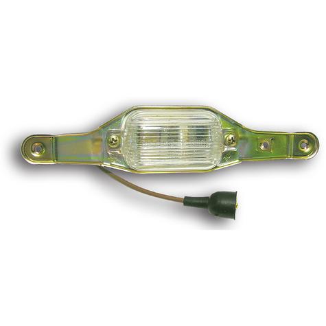 1968-71 Chevrolet Corvette; License Light Assembly; W/Fiber Optic