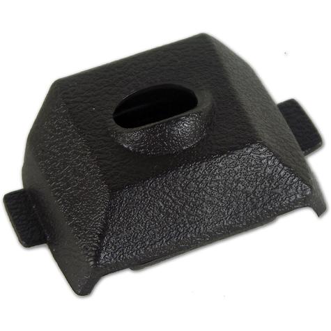 1968 Chevrolet Corvette; Inside Mirror Bracket Cover; Tobacco