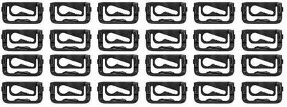 270205 - 1968-77 GM; Molding Clip; Windshield and Back Window Reveal Molding; Stamped Steel; 24 pcs