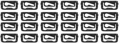 270205 - 1968-77 GM; Molding Clip; Windshield and Back Window Reveal Molding; Stamped Steel; 24 pcs