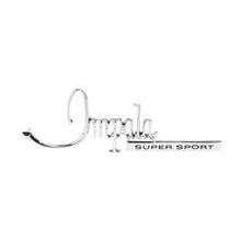 Trim Parts 1968 Chevrolet Impala Rear "Impala Super Sport" Emblem - (2725)