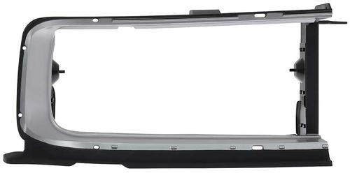 1968-69 Charger; Grill Extension Bezel; with Brackets; Silver; RH Passenger Side