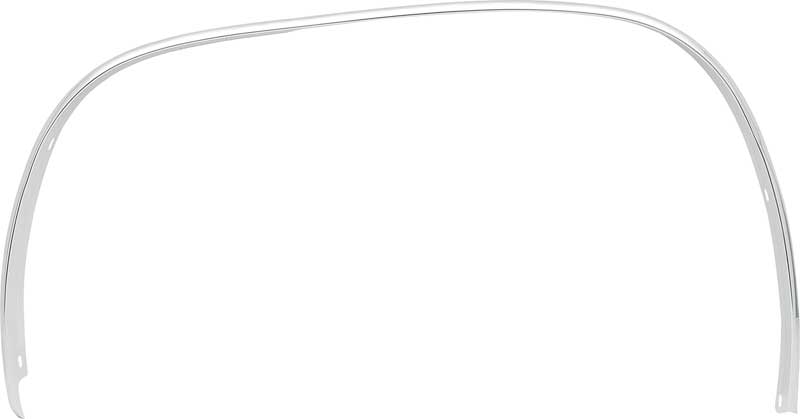 2807077 - 1967-76 Valiant, 1970-74 Duster, 1974-76 Scamp; Front Wheel Opening Molding; with Hardware; LH Driver Side