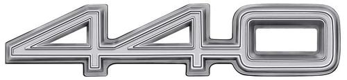 2840620 - 1968 Dodge Coronet; 440 Quarter Panel Emblem; LH or RH Side; Each; Mopar Licensed