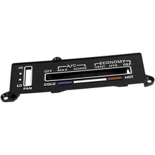 1977-79 Chevrolet Corvette; Heater/Air Conditioning Control Faceplate