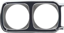 1969 Road Runner, Belvedere, Satellite; Headlamp Bezel; Black; Passenger Side