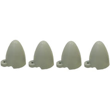 1961-62 Chevrolet Corvette; Gray Tail Lamp Protector Cones; 4 Piece Set