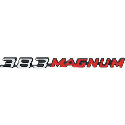 2998801 - 1970-71 Dodge Challenger; 383 Magnum Hood Emblem; Mopar Licensed; OER