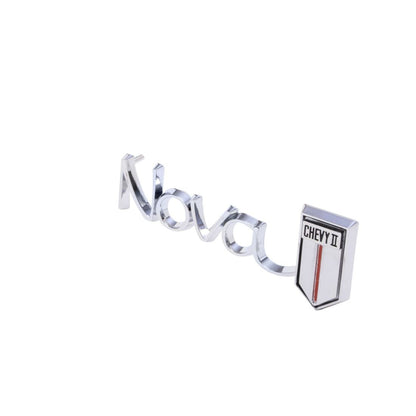 Trim Parts 1966 Chevrolet Chevy II/Nova Glove Box "Chevy II/Nova" Emblem, Each - 3039