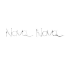 Trim Parts 1969-1972 Chevrolet Nova Front/68 Nova Rear Fender "Nova" Emblem W/Fasteners, Pair - (3048)
