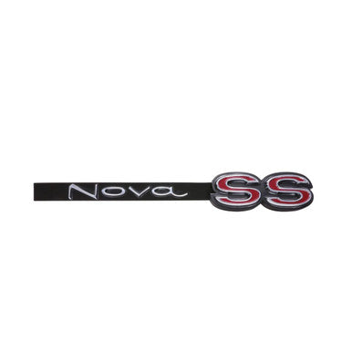 Trim Parts 1967 Chevrolet Chevy II Grille "Nova SS" Emblem W/Retainer & Fasteners, Each - 3050