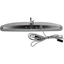 1969-72 Buick, Chevrolet, Oldsmobile; Inner Rear View Mirror 12" ; Various GM A, B Body Models; Polished Stainless Steel