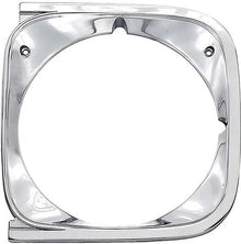 1972 Chevelle; Malibu; El Camino; Headlamp Bezel; Chrome; LH Driver Side
