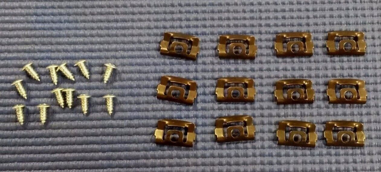1970 - 1976 PLYMOUTH DUSTER DODGE DEMON REAR WINDOW MOLDING CLIP KIT 24 PC SET
