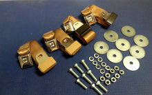 CHEVROLET BEL AIR IMPALA VINTAGE PUSH BUTTON CHRM TAN SEAT BELTS 4 COMPLETE SETS